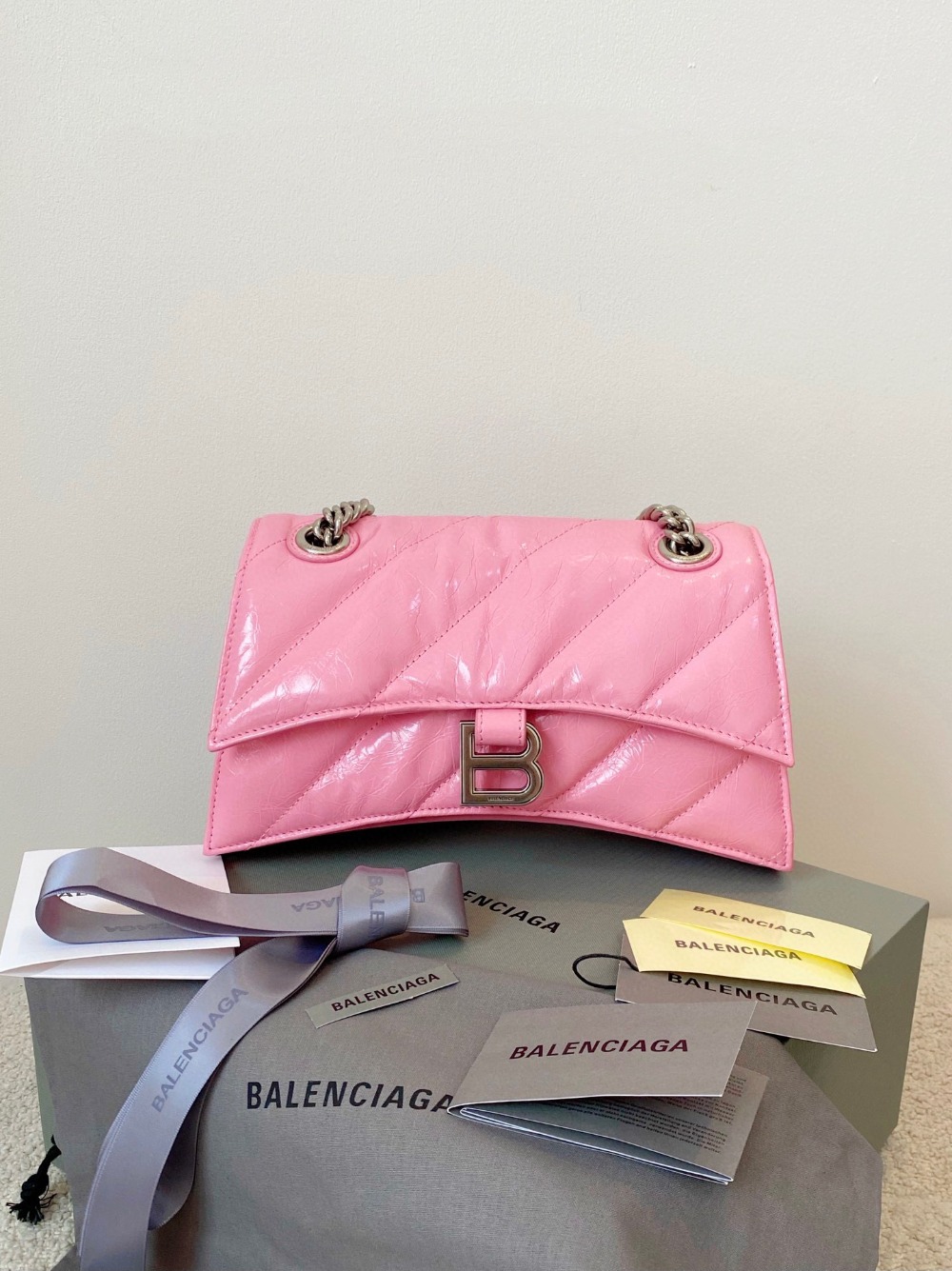 발렌시아가 Balenciaga CRUSH 스몰 체인백