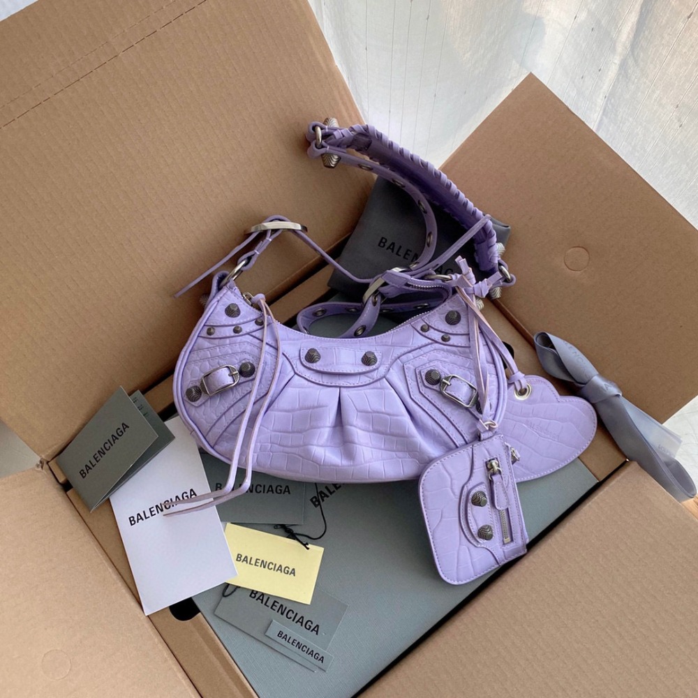 발렌시아가 르카골 Balenciaga LE CAGOLE XS 숄더백 671309 바이올렛