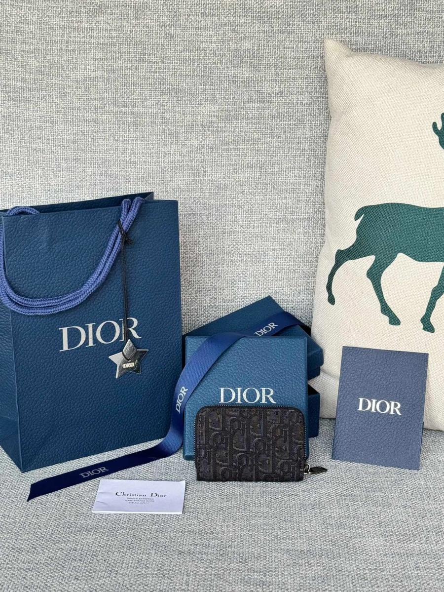 디올 DIOR 지퍼 카드 지갑